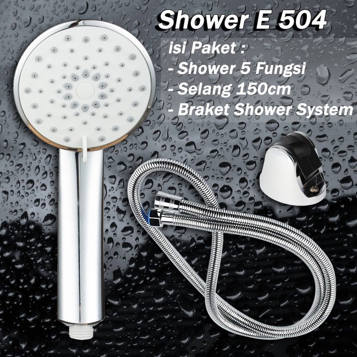 (SerbaSerbi)Paket Hand Shower 5 Mode Pengaturan Air