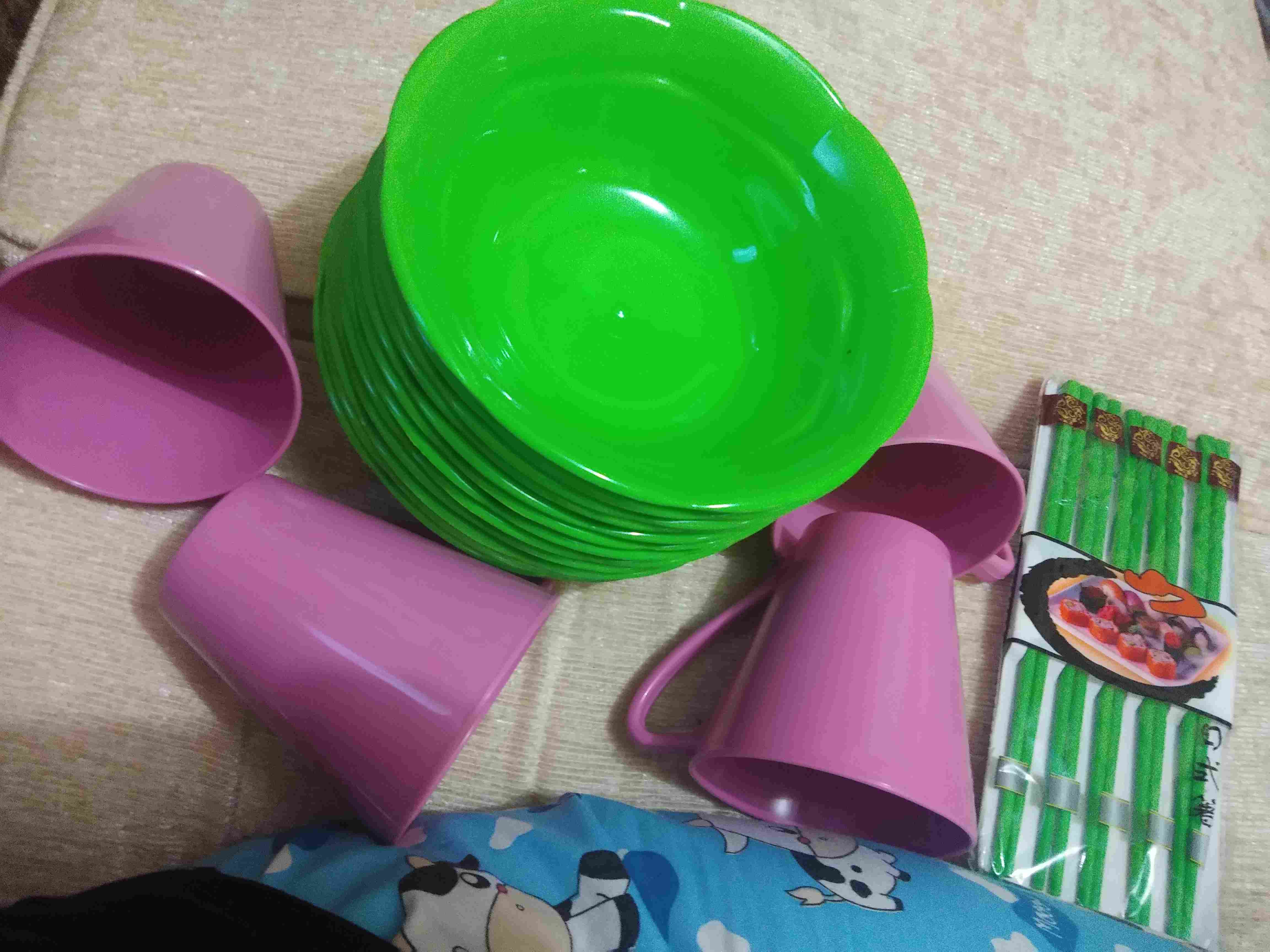 20 Pcs Sumpit Melamin /  Melamine Chopsticks - Hijau