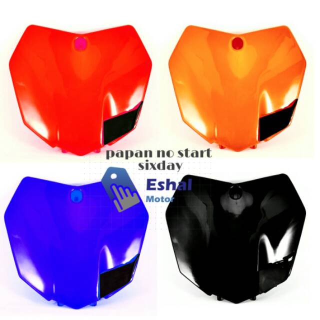 Papan nomor start ktm sixday