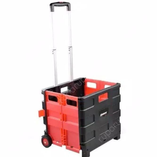 KRISBOW Troli Galon / Troli Lipat /Troli Barang Lipat Portabel 25 Kg - Merah