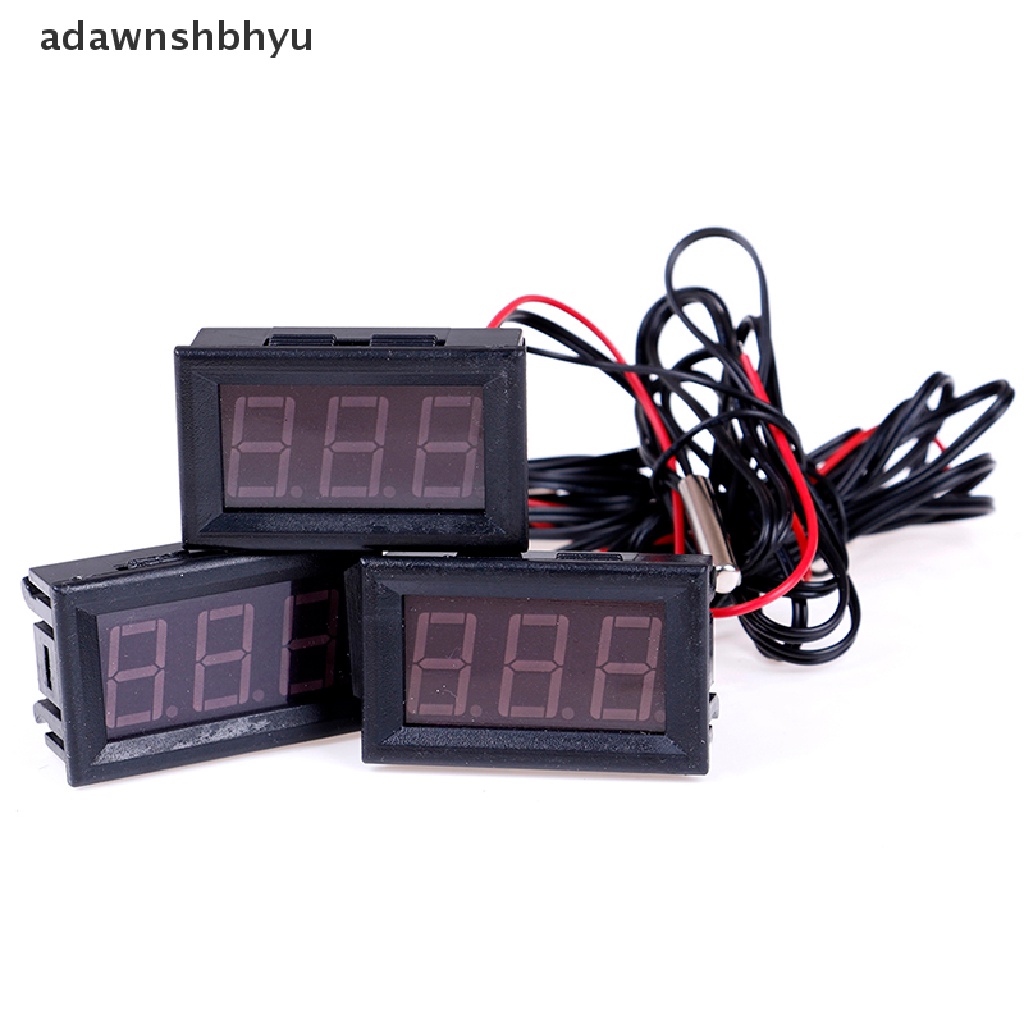 Adawnshbhyu Digital 12V temperature monitoring thermometer meter w/probe temp -50~110°C