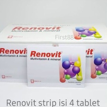 Renovit Strip - Multivitamin &amp; Mineral - Isi 4 Kaplet