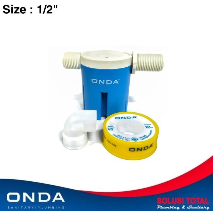 Stop Kran Otomatis Horizontal 1/2 Inch Pelampung Otomatis 1/2" Onda