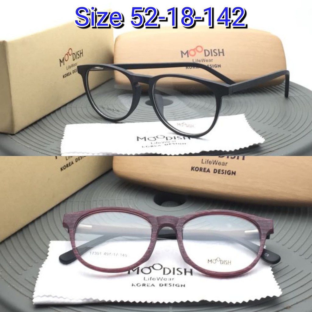 Frame Kacamata Moodish 17501 Grey Frame Kacamata Original Homebrand