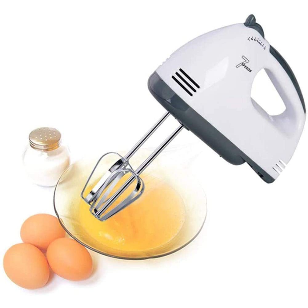 EWINDY Hand Mixer 7 Speed Kue kue pengocok telur listrik rumah tangga kecil dan mixer mie