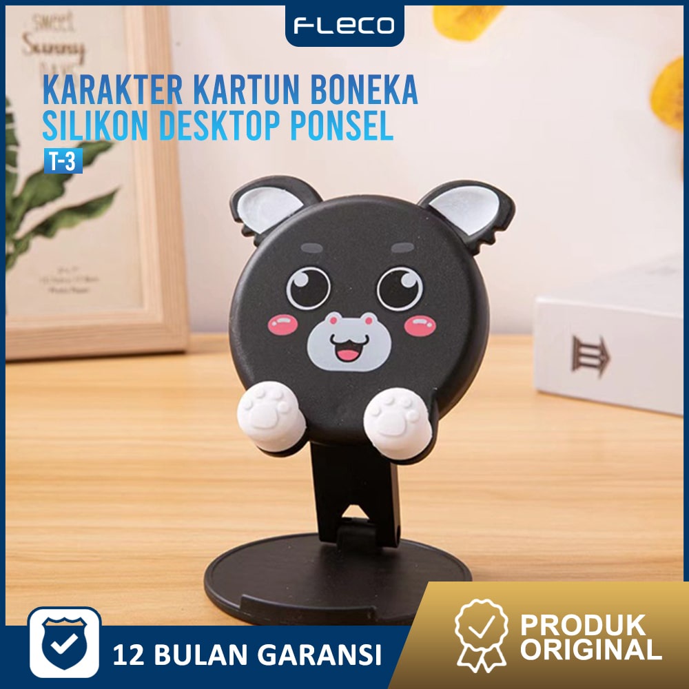 Holder Hp Karakter Murah Phone stand Holder universal Holder Handphone T3 original karakter 5D lucu Phone Holder FLECO