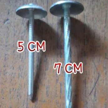 Paku seng asbes 5 cm 7cm kiloan/ paku asbes /paku payung asbes
