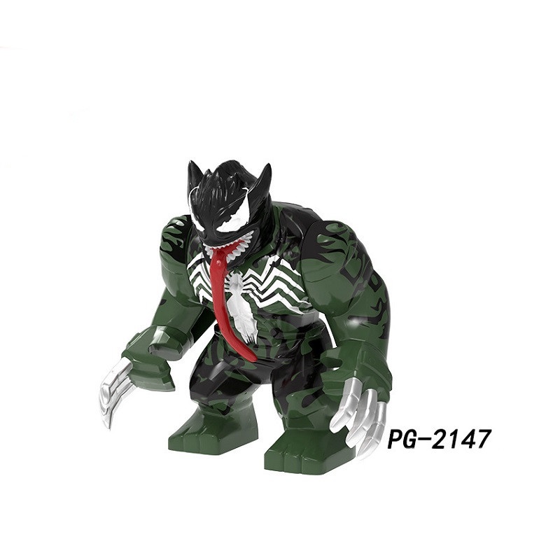 Mainan Super Heroes Avengers 4 Hulk Spiderman Venom Bahan ABS Untuk Hadiah Anak Laki-Laki