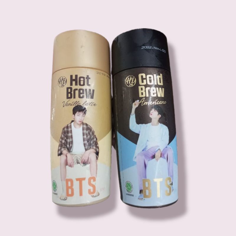 

Minuman kopi BTS, kopi minuman BTS, kipop minuman kipop Hot Brew Vanila latte Cold Brew amiricano