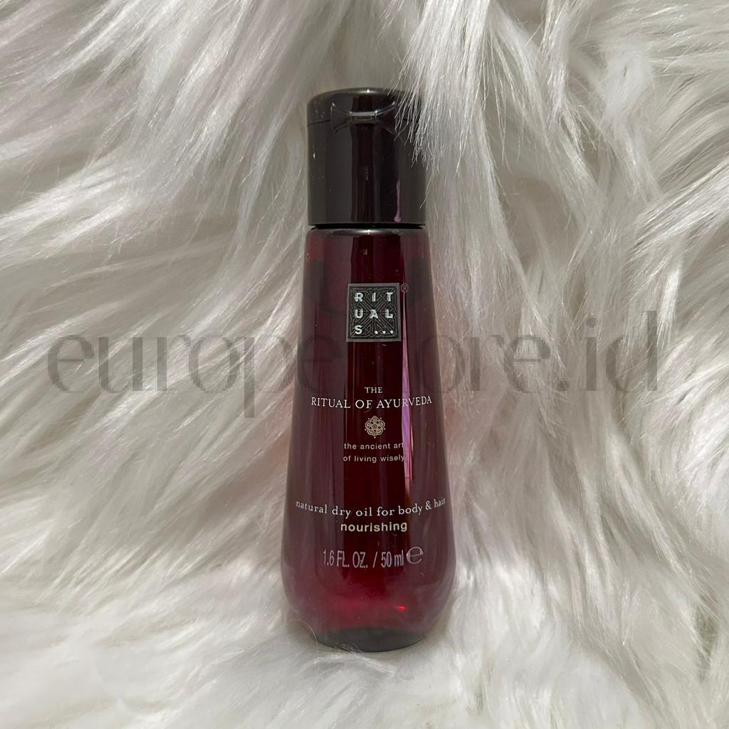 READY STOCK The Ritual of Ayurveda Natural Dry Oil For Body & Hair Nourishing 50ml