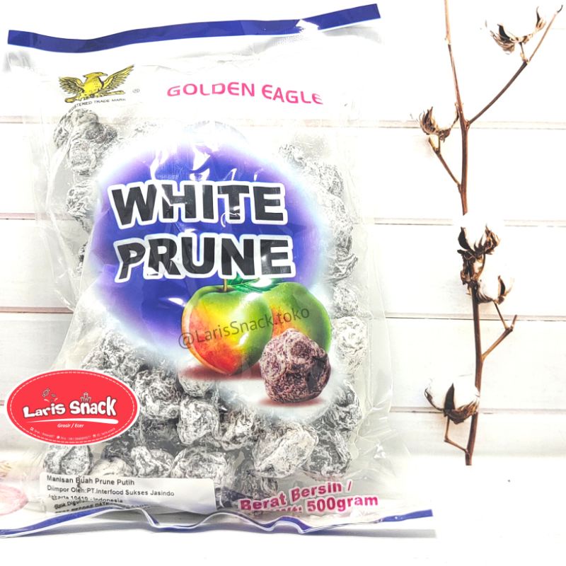 

Golden Eagle White Prune Manisan Plum Putih Kering Kiamboy Kiamboi