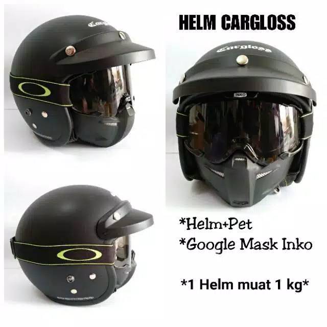 HELM CARGLOSS RETRO ORIGINAL HELMET(helm_bogo_retro)