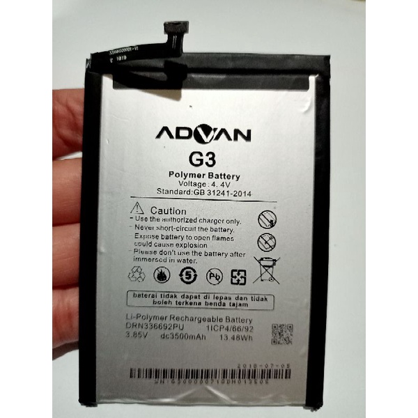 Baterai Advan G3 Harman Kardon Ori Copotan HP