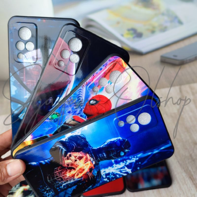Case Fuze Vivo V21 ( V2066 , V2108 ) / Vivo V21 5G ( V2050 ) Case Karakter Spiderman Gambar Gloosy/mengkilap