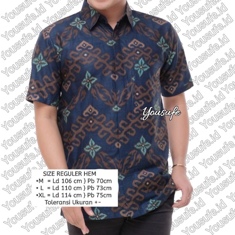 Kemeja Batik Pria Lengan Pendek Navy Zigzag modern Elegan Ekslusive Best Seller Batik Pekalongan Solo Jakarta Pesisir modern Bisa Seragam Pernikahan Hajatan Keluarga Pasangan Kantor Sekolah Guru Kode ZZ01