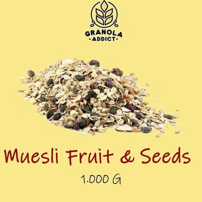 Granola Addict Muesli Fruit Seed 1kg Shopee Indonesia