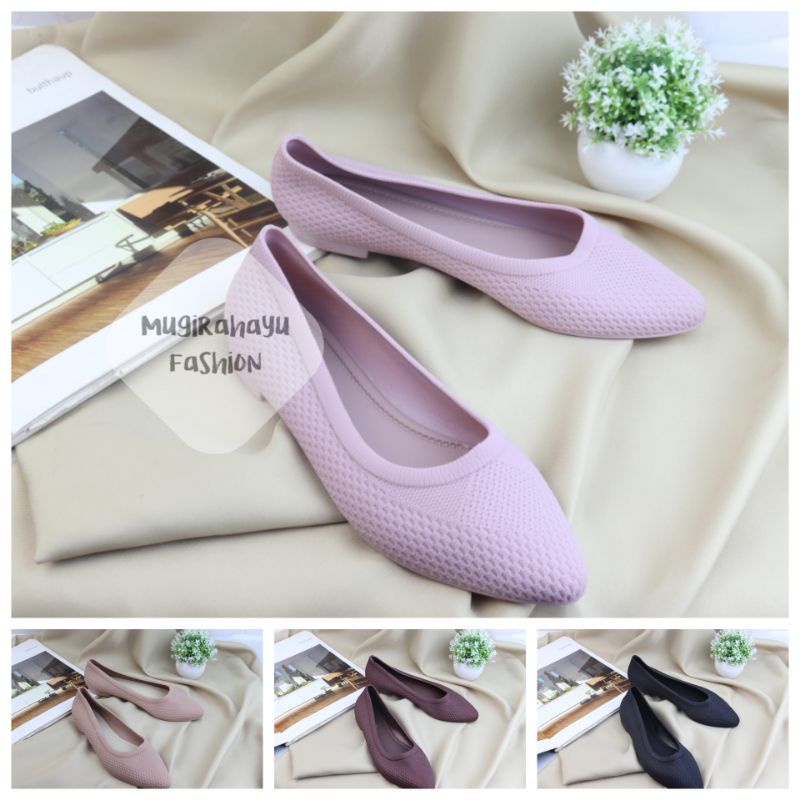Flat Shoes Jelly Porto BTS - Sepatu Flat Wanita