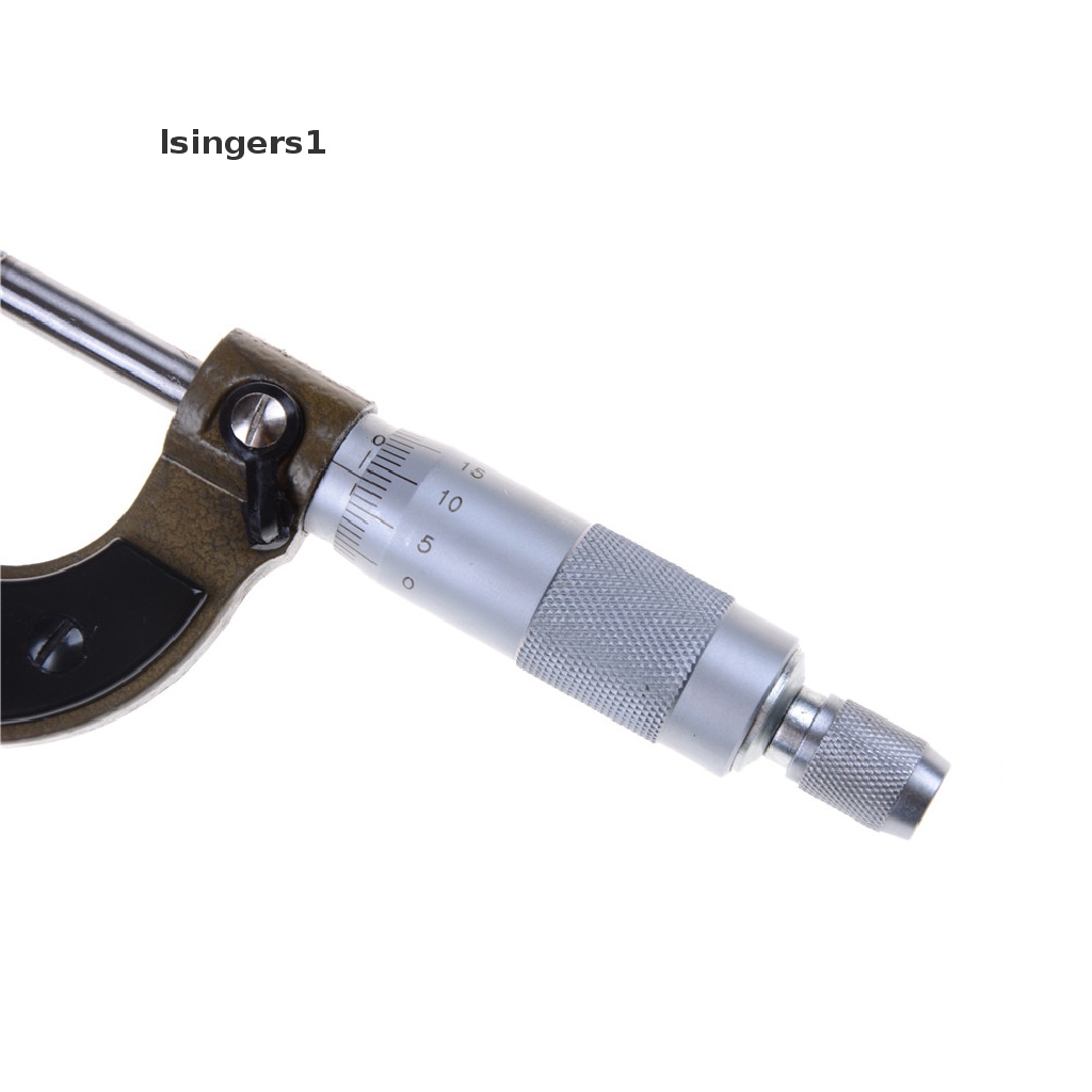 (lsingers1) Alat Pengukur Mikrometer 0-25mm 0.01mm Bahan Metal Untuk Mekanik