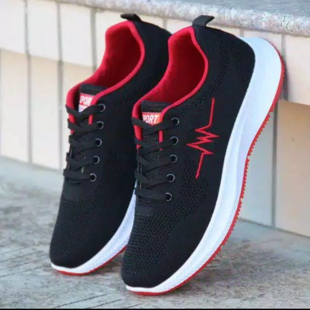 SEPATU SNEAKERS PRIA SIMPLE PETIR SEPATU KETS KEREN SIMPEL MURAH SEPATU COWO COWOK DEWASA