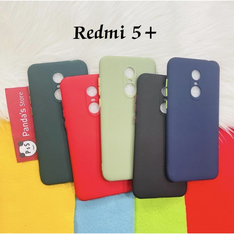 Case Redmi 5+ Babycase + Pelindung Kamera, Makaron Full Color (PsS)