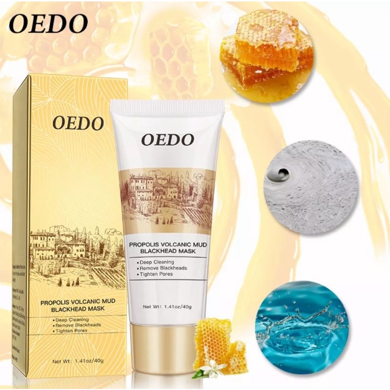 OEDO VOLCANIC SOIL FACIAL ACNE REMOVE BLACKHEAD MITE PROPOLIS FACE CARE PEMBERSIH KOMEDO BLACKHEAD-60ml