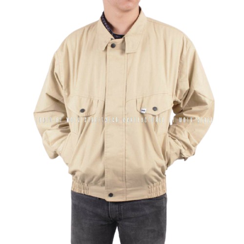 Jaket Pilot Flight Jacket Canvas Wolv
