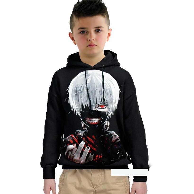 Hoodie Anime Kaneki Tokyo Gaul 022 Sweater Anime Jepang Premium Original Jaket Manga Jepang Prian Wanita