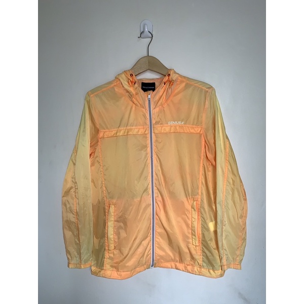 Our-Q Junior Jaket Size (L) Warna Orange (Running Jacket/ Jaket Lari / Jogging/ Maraton)