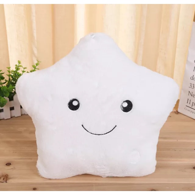 Boneka Bantal Karakter Bintang LED Lucu Murah Lembut Berlabel SNI