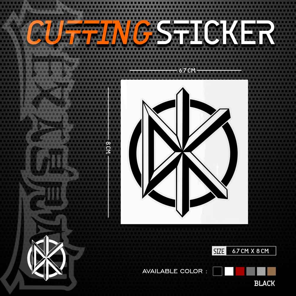 Cutting Sticker Band Dead Kennedys Logo | Stiker Cutting Band Logo Dead Kennedys