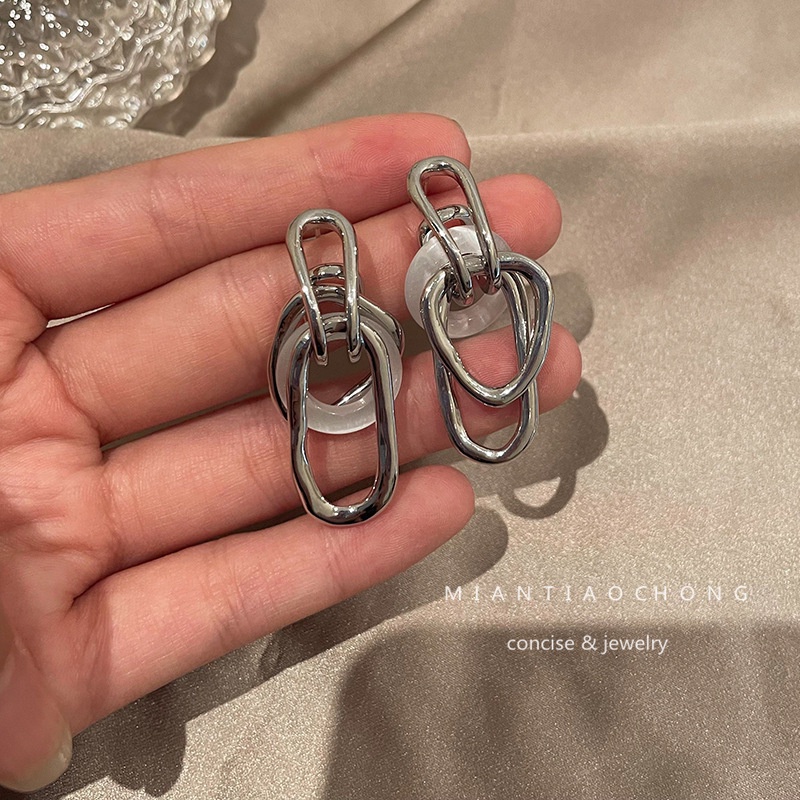 Anting Bahan Akrilik Gaya Harajuku