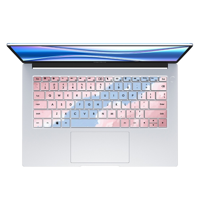 Film Pelindung Debu Keyboard Laptop Motif Kartun Bunga Untuk Huawei MateBook B3 MateBook D15 D14 KLVL-W76W KLVL-W56W MagicBook X 2021