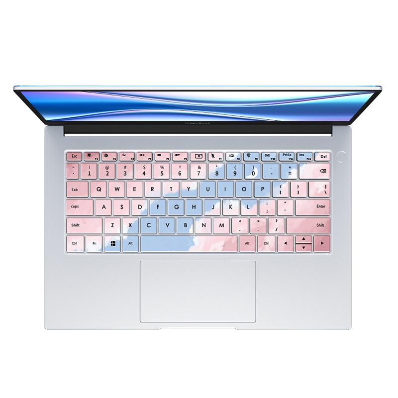 Film Pelindung Debu Keyboard Laptop Motif Kartun Bunga Untuk Huawei MateBook B3 MateBook D15 D14 KLVL-W76W KLVL-W56W MagicBook X 2021