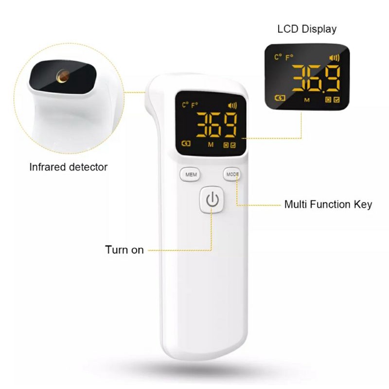 termometer infrared JKA007 thermometer pengukur suhu