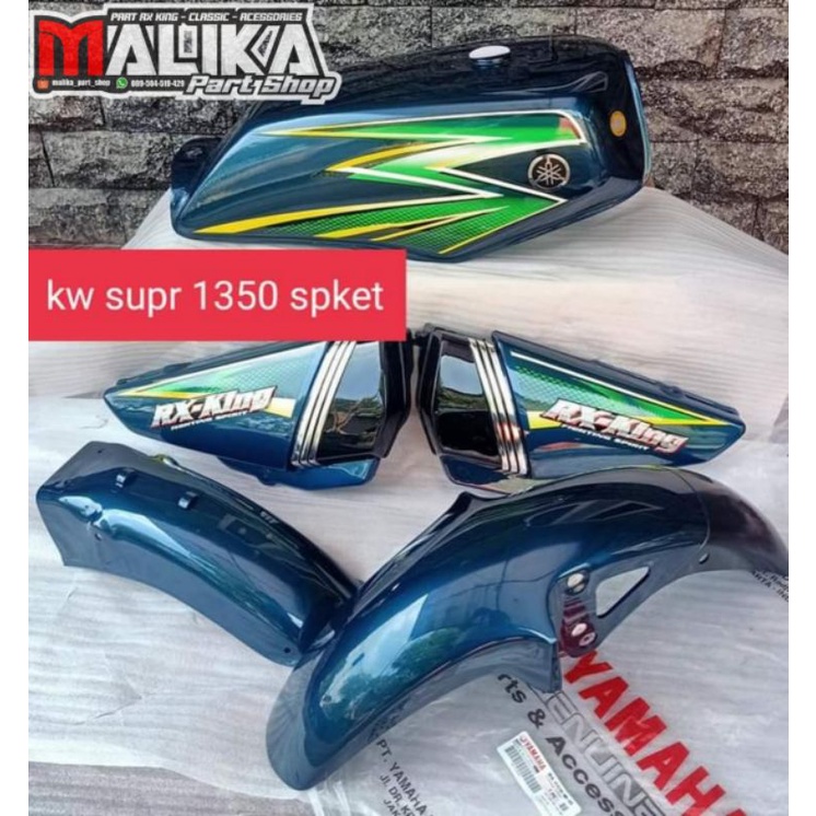 COVER BODY YAMAHA RX-KING 135 RX-KING SERIES HIJAU BOTOL 2003 FULLSET