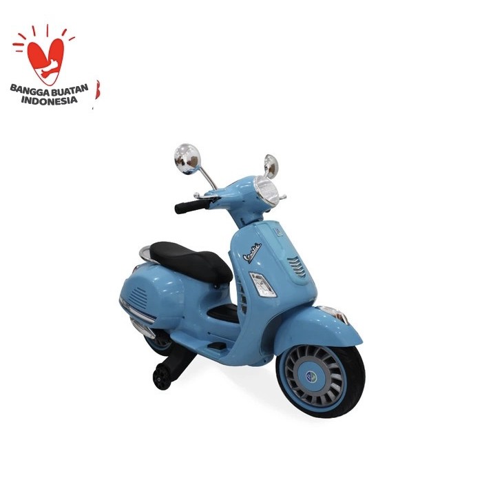 Motor Aki Anak VESPA VESTIC PMB M288 Mainan Motor Anak