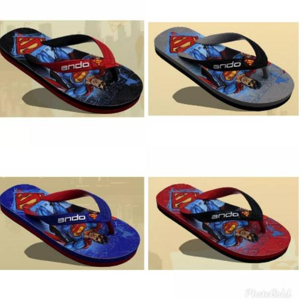 {TOKO ID &15637} Sandal ando anak spm 310/sandal anak ando superman karakter {CODE TR620}