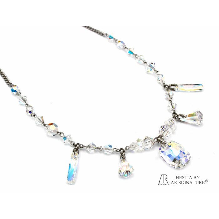 AHA043 Perhiasan Kalung Swarovski - Graphic Necklace By AR Hestia
