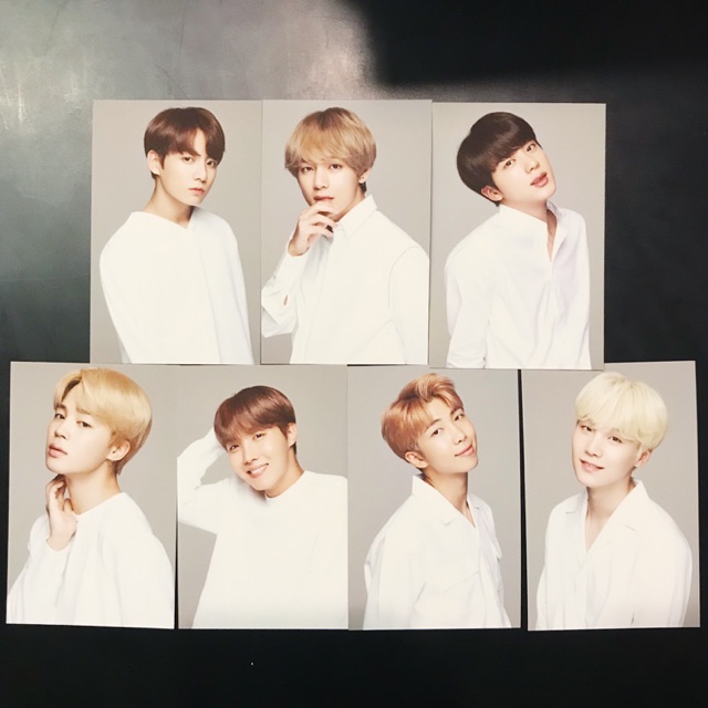 BTS - VT Cosmetic Photocard (White)