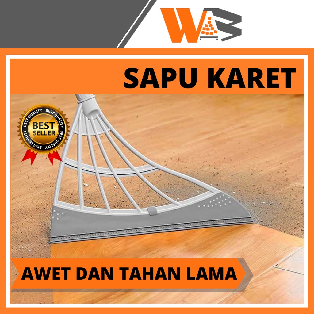 COD Sapu Pel Lantai Kekinian Sapu Karet Magic Rubber Broom Floor Sweeper Sapu Silicone Karet 2in1 Alat Pel Scrapper Pembersih Lantai Jendela Magic Broom Mop Multifungsi Ajaib Silikon Magic Scraping