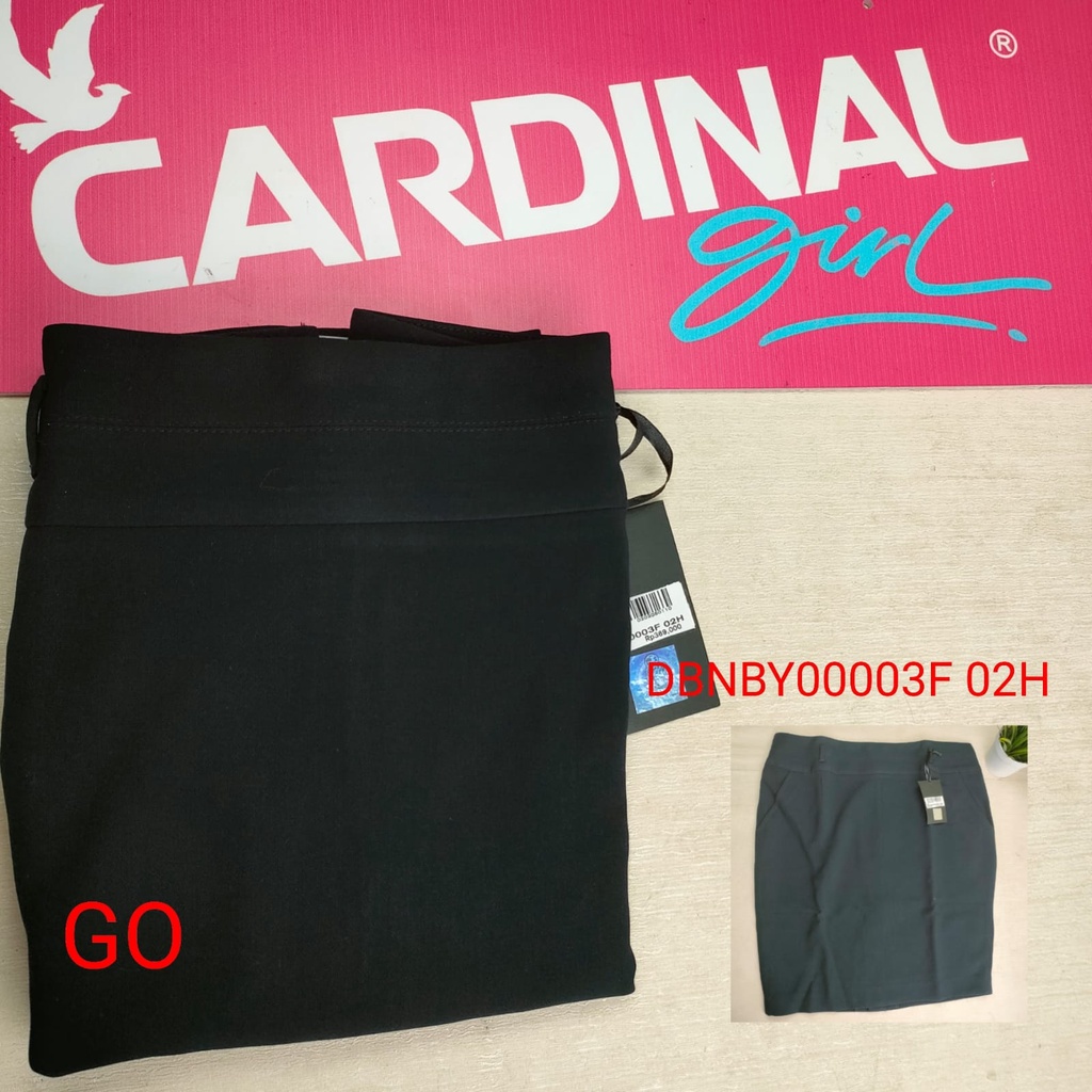 BB CARDINAL FEMME ROK Pakaian Bawahan Wanita Rok Midi Skirt Span Casual Santai Perempuan Original