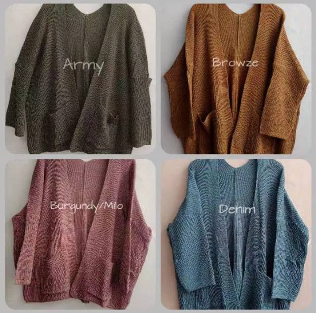 OVERSIZE LAVELLA CARDIGAN rajut