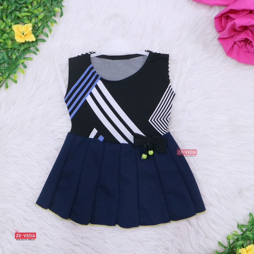 Dress Angel uk 1-2 tahun / Dres Anak Perempuan Cewek Baju Motif Murah Casual Pesta Yukensi Adem