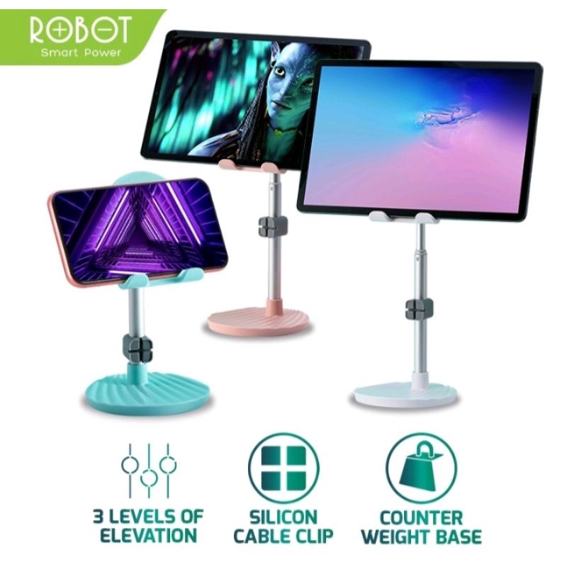 Universal Stand Holder ROBOT RT-US08 Tablet iPad iPhone Android Adjustable Stand Holder Original