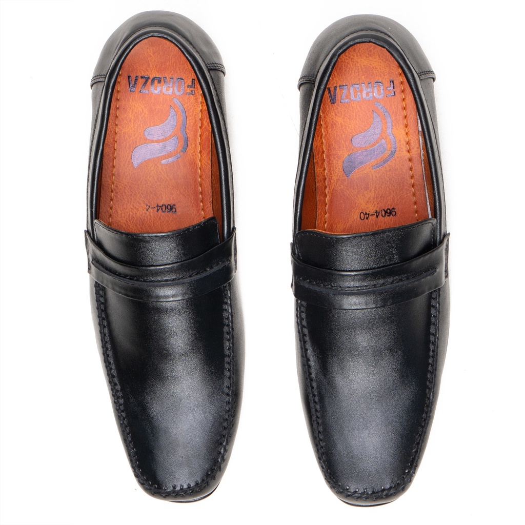 Sepatu Pantofel Slip On Pria Formal Kulit Asli M9604