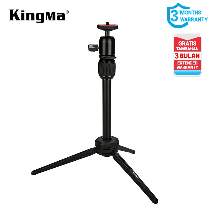 KINGMA ALUMUNIUM TRIPOD MINI PORTABLE WITH 360 ROTATE BALL HEAD