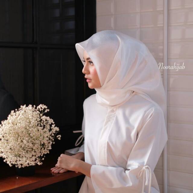Hijab wedding Hijab organza crepe / hijab organza wedding