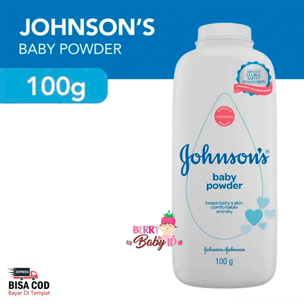 Johnson's Baby Powder 100 g 200 g Bedak Tabur Bayi 100g 200g Berry Mart