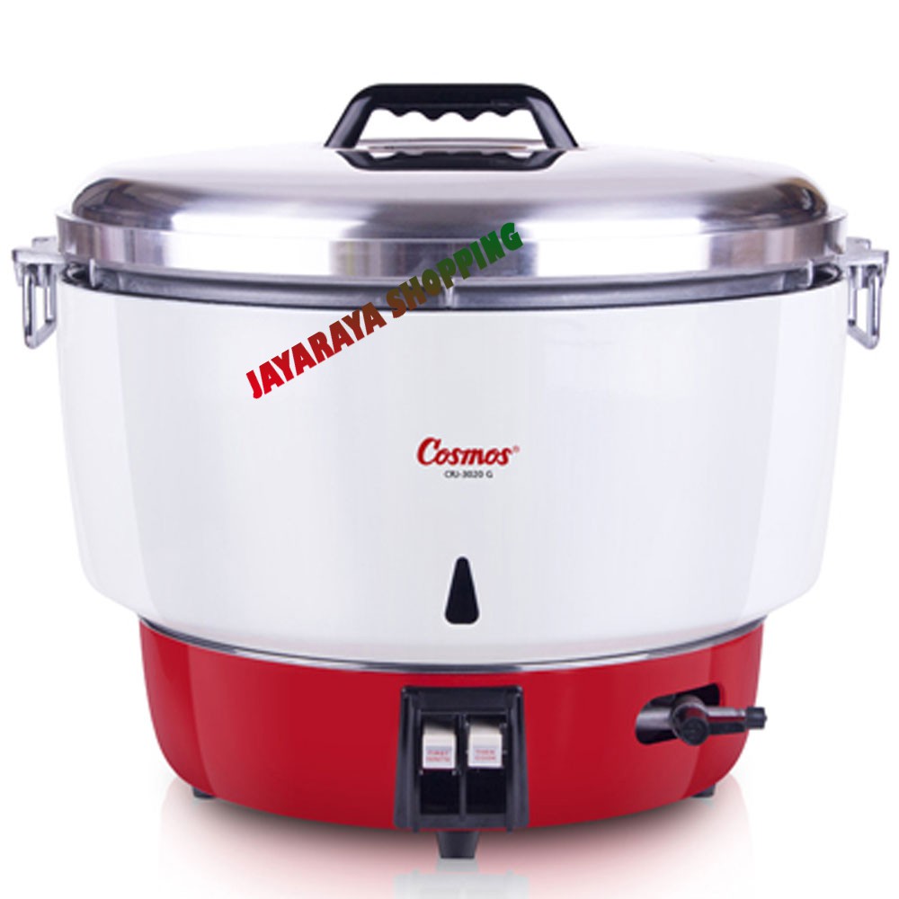 Magic Com Jumbo - Rice Cooker - Gas Cooker COSMOS CRJ3020G Kapasitas 9-10Liter Beras Bahan Bakar LPG