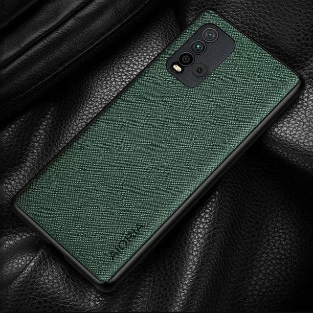 OPPO A55 / A55 4G SOFT CASE CANVAS CROSS PATTERN COVER SOFTCASE SILICONE - BLACK